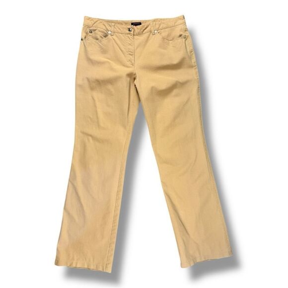 Escada Tan Straight-Leg Pants Sz EU 42 / US 12 - Picture 1 of 12